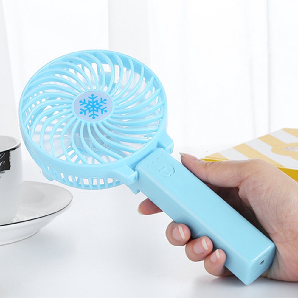 Portable Mini USB Fan Ventilation Foldable Air Conditioning Fans Hand Held Cooling Fan For Office Home Rechargeable Fan