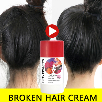 Rose Flavor Hair Wax Stick Broken Hair Styling Long Lasting Non-greasy Broken Hair Finishing Cream Hair Shaping Cream TSLM2