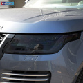2 Pcs Car Headlight Protective Film Restoration Transparent Black TPU Sticker For Range Rover Vogue L405 2013-2020 Accessories