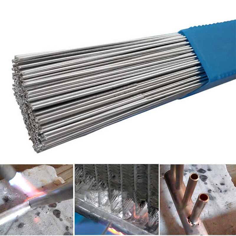 Low Temperature Easy Aluminum Welding Rods Weld Bars Cored Wire Rod Solder for Soldering Aluminum (no Flux) Solder Powder#