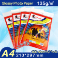 A4 Size Glossy Photo Paper with Different GSM size High Resolution Photo Printing Paper for Inkjet Printer