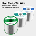 Lead-Free Tin Wire 500g 0.6/0.8/1mm High Purity Contained Welding Wire Active Solder Electric Soldering Iron Rework Flux Core
