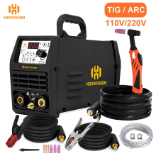 110V/220V HZXVOGEN TIG200P Tig Welder 2 In 1 Pulse Arc MMA Welding Machine 2T 4T HF Argon Welding Fit 0.5-8mm Solder Wire