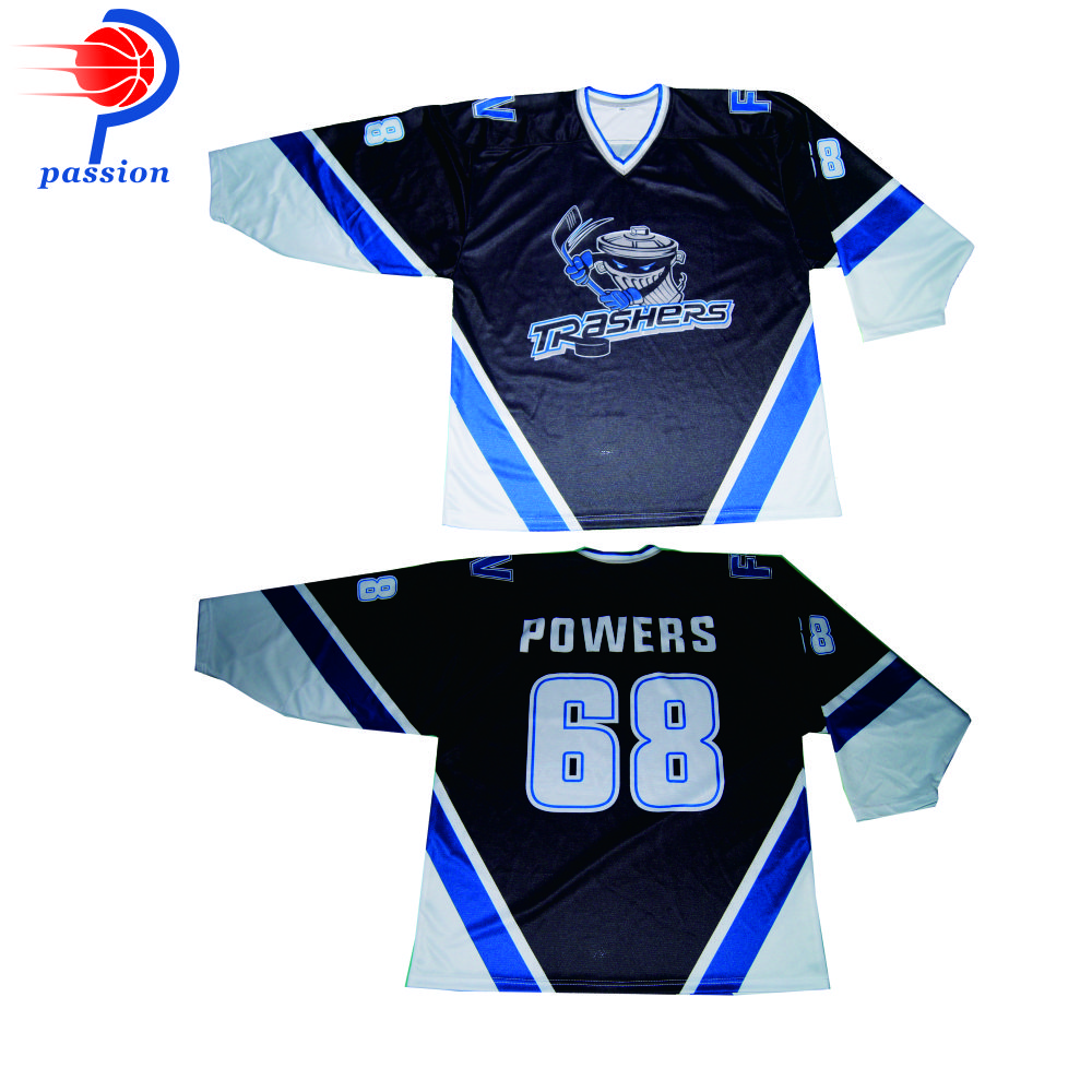 Custom youth team Full Sublimation Printing ice hockey wear