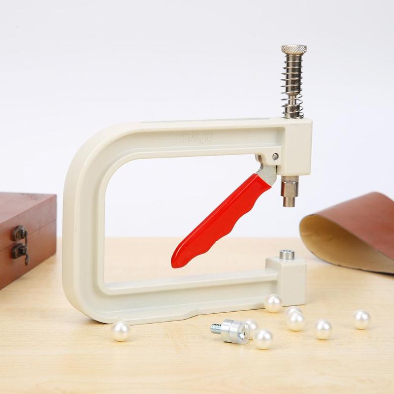 1Set Manual Nailed Bead Machine Clothing Pearl Rivet Craft for DIY Hat Tool