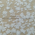 Fashion dress lace fabric ivory french lace 130cm width worldwide shipping rayon lace sell by yard