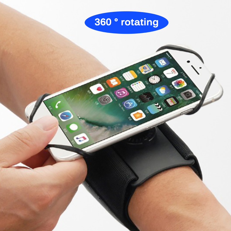 Armband Phone Holder 360 Degree Rotatable Outdoor Sports Sweatproof Arm Bag For 4 To 6.5 Inch Smartphone For Iphone 6 7 8 Huawei