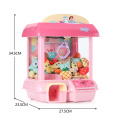 Kids Claw Machine Electronic Catch Doll DIY Doll Machine House Coin Operated Catcher Mini Vending Machine Gift For Children Toys