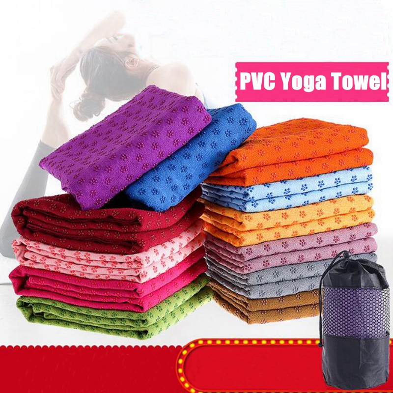 Yoga Mat Anti-slip Towel Fitness Yoga Supplies Mat Towel PVC Plum Blossom