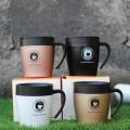 Stainless Steel Insulated Coffee Cup Office Cup With Handle Anti-scalding Mug Drinkware Hot Sale Vacuum Flasks Thermoses