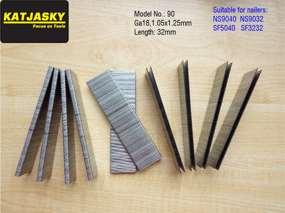 32mm staples crwon nails for NS9040 NS9032 SF5040 SF3232 air stapler pneumatic nailer stapler,crown nail, U nails 1000pcs/lot