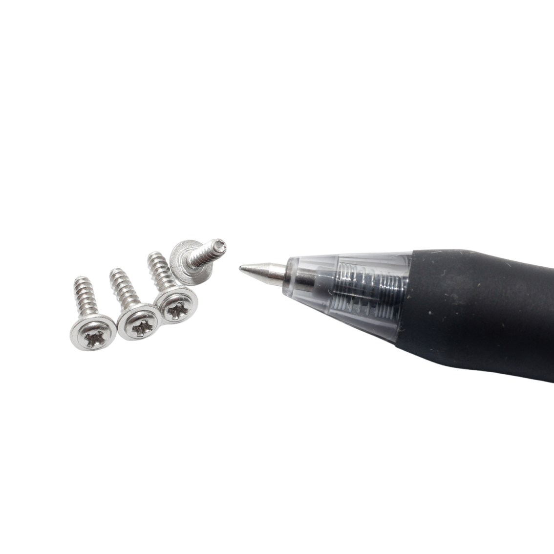 Pan head cross M2.5 DIN968 display housing SUS 304 screws