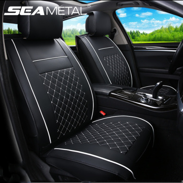 Car Seat Covers Leather Set Car Chairs Cushion Cover Seats Protector Pad Mat Automobiles Seat Covers Interior Auto Accessories