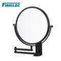Firmloc Foldable Aluminum 1X3X Magnifying Bathroom Mirror Smart Mirror Makeup Wall Mounted Mirror Bathroom Mirror Black Mirror