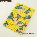 Teramila Cotton Poplin Fabric Sewing Quilting Fat Quarter Meter Printed Fresh Banana Design Chirdren's Cloth Crafts Soft Tissue