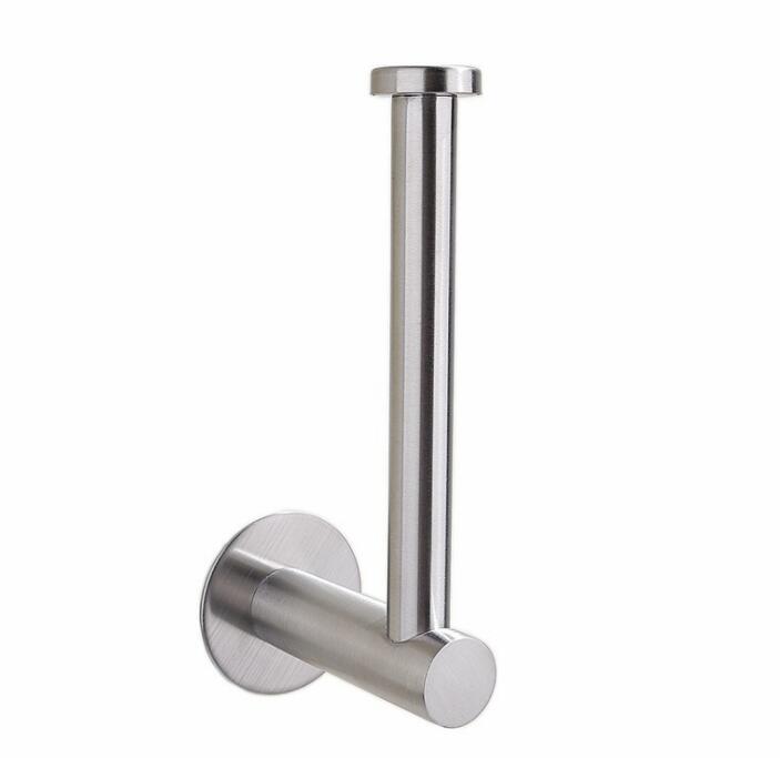 Free Kitchen Roll Paper Accessory Wall Mount Toilet Paper Holder Stainless Steel Bathroom tissue towel accessories rack holders