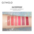 O.TWO.O 12 Colors Lips Makeup Lipstick Lip Gloss Long Lasting Moisture Cosmetic Lipstick Red Lip Matte Lipstick Waterproof