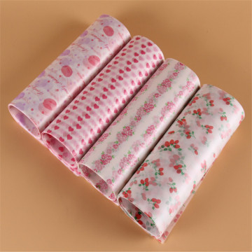 25Pcs Sandwich Wrapping Paper Bread Burger Fries Package Wax Paper Baking for Food Tools Kitchen Baking Oilpaper Wrappers Paper