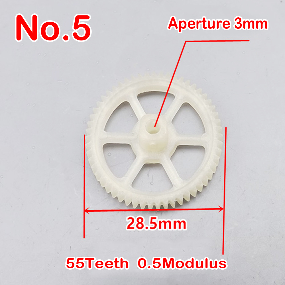 Plastic Teeth Double Layer Gears Reduction Gear Various series 0.3 / 0.4 / 0.5 modulus for kids' toy helicopters Car Boat Parts