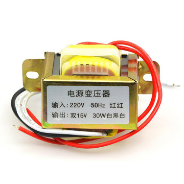 30W*12V power transformer input 220V 50Hz/ dual output 15V