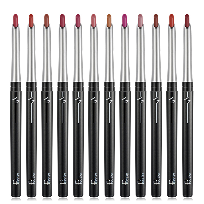 17colors Matte Pencil Lip Liner Pencil Waterproof Pencils for Lips Long Lasting Lipliner Pen Makeup Cosmetic Tools TSLM1