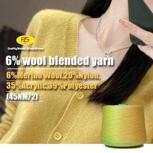 Premium Wool Blended Yarn for Warmth and Softness