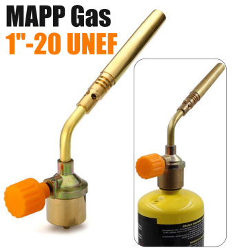 Brass Welding Torch MAPP Propane Gas Torch Self Ignition Trigger Style Heating Solder Burner Welding Plumbing Nozzles camping