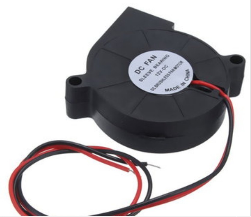 KuaiJieWei 3D printer 3D Printer 12V DC 50mm Blow Radial Cooling Fan