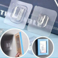 5 / 10pcs double-sided adhesive wall hook transparent invisible non-slip non-perforated double-sided sticker seamless hook