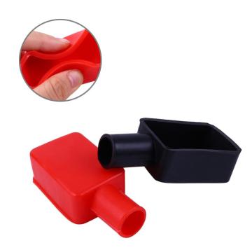 2PCS Car Battery Negative Positive Terminal Covers Cap Boot Insulating Protector Replacement Batteries Accessories
