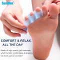 2pcs Three-hole Little Toe Separator Overlapping Toes Bunion Blister Pain Relief Toe Straightener Protector Foot Care Tool C1794