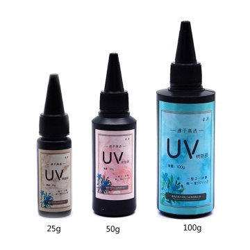 UV Resin Ultraviolet Curing Epoxy Resin Hard Crystal Clear Resin Jewelry Making 54DC