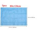 5pcs Blue 80x120cm