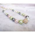 Color Pearl Beads Necklace