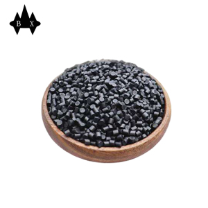 Black PVC plastic granules