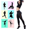 Mesh Yoga Pants Seamless Sport Running Leggings Women Sexy Fitness Gym Pants High Waist Slim Trousers For Female Sportwear