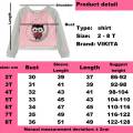 Kids Girl T Shirt Autumn Baby Girls Cotton Tops Toddler Tees Clothes Children Clothing Unicorn T-shirts Long Sleeve Casual Wear