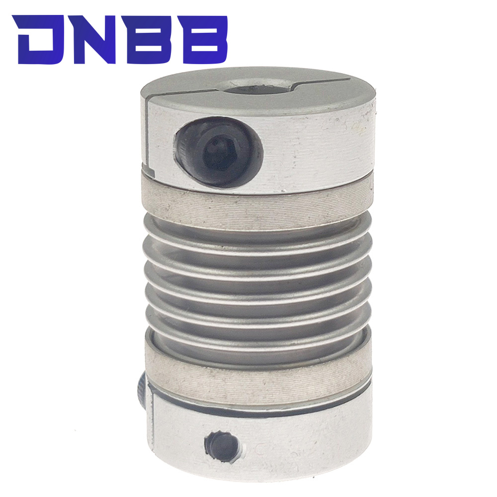 Corrugated coupling D40L55 6/8/9/10/12/14/16/18/20mm CNC Aluminium Alloy For Stepper Motor Coupler Shaft Couplings 3D Printer