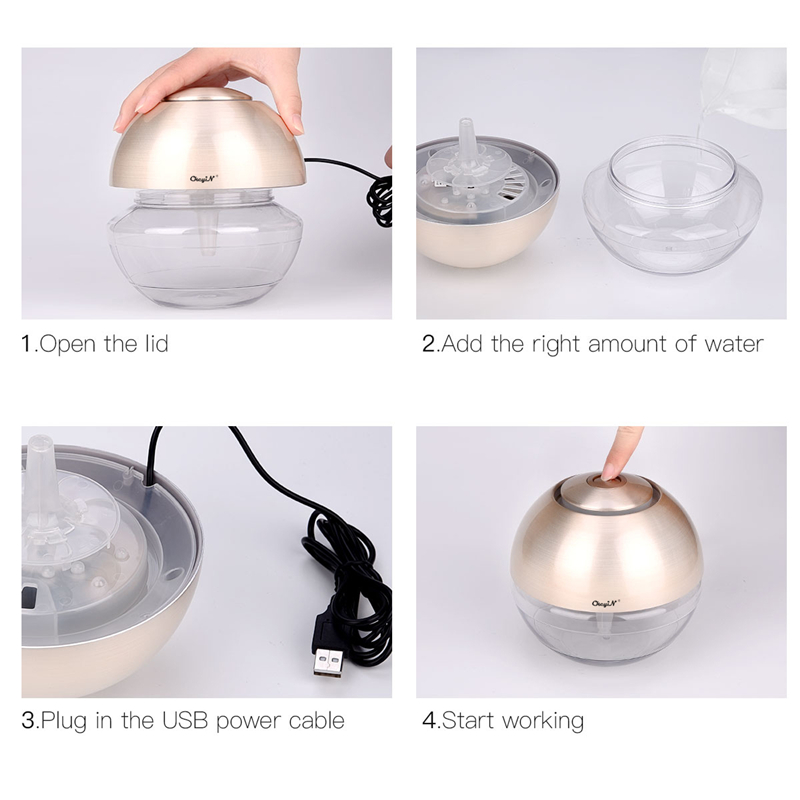 Ultrasonic Essential Oil Diffuser USB Air Humidifier Air Freshener Household HEPA Filter Dust Smoke Removal Home Air Cleaner 31