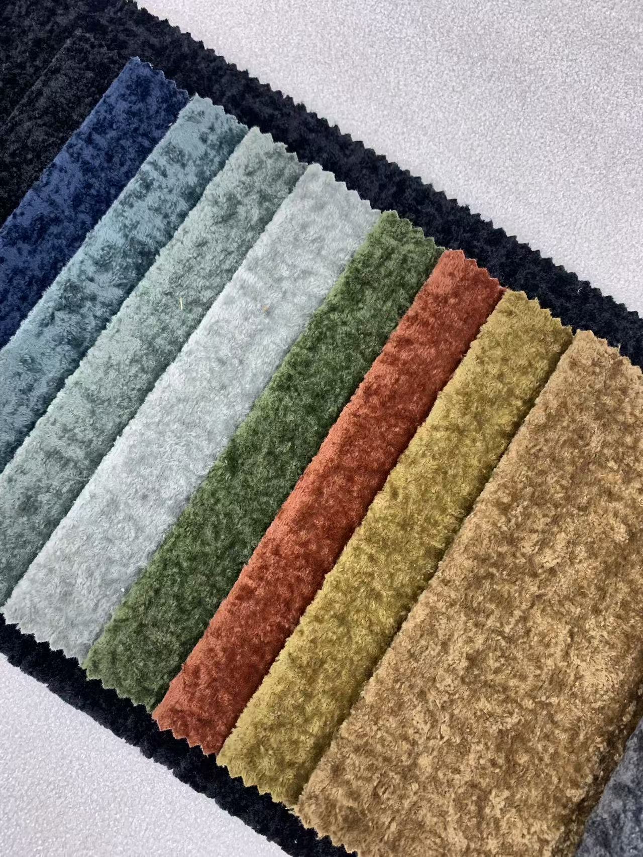 Cream Style Velvet Fabric