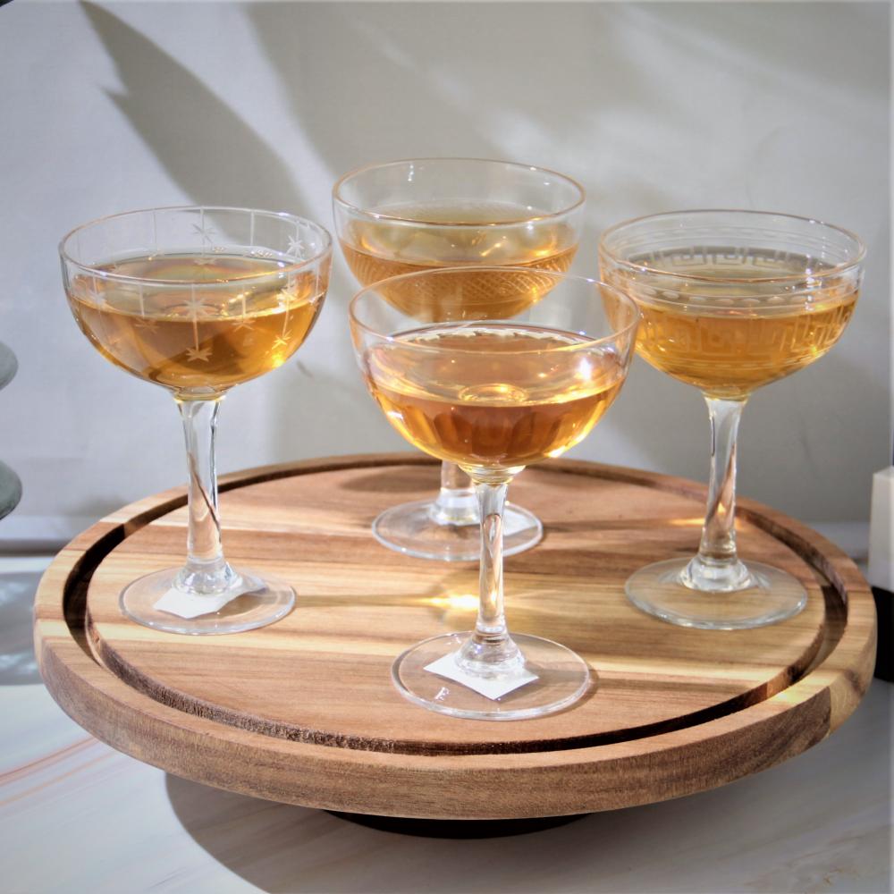 champagne coupe glass