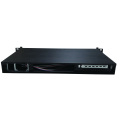 19 inch 1U250L rack-mounted server chassis 1U short computer case aluminium panel support MINI-ITX motherboard 200W power supply