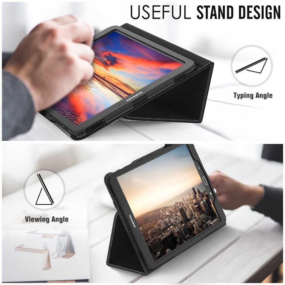For Samsung Galaxy Tab S3 9.7 T820 T825 Case Folio Flip PU Leather Funda Cover Tab S3 9.7 T820 Stand Pencil Holder Fit Tablet