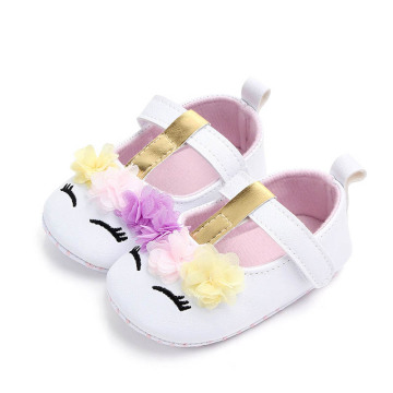 Cute Baby Shoes Animal Flower Newborn Toddler First Walkers Soft Sole Non Slip Spring Autumn Infant Baby Girl Shoes