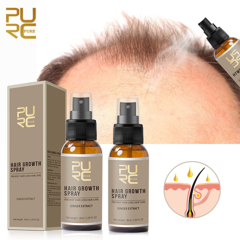 2PCS 30ml Original Anti Hair Loss Spray Enhance Hair Root Strengthen Fast Hair Growth Serum Thick & Dense Hair Care