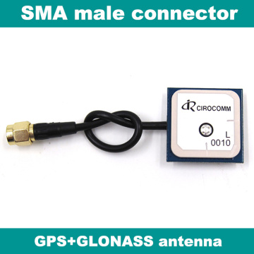 BEITIAN GPS+GLONASS antenna 32dB High Gain Cirocomm ceramic patch internal active antenna 28*28*5mm SMA male connector BA-0010
