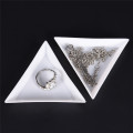 10pcs Environmental PP Triangle Plate For Jewelry Beads Organizer Containers For Beads Display Plastic Tray Packaging