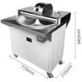 80kg/h output capacity vegetable bowl cutter machine meat cutter mix meat mincer machine shallot onion dicing machine