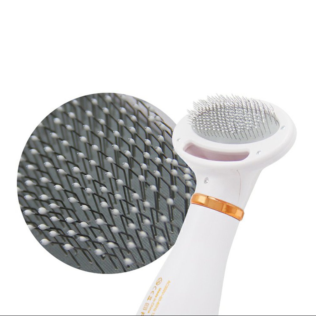 2-In-1 Portable Dog Hair Dryer And Comb Brush Electric Pet Grooming Cat Hair Comb Low Noise Dog Fur Blower