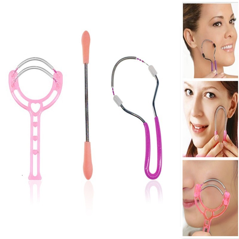 Facial Hairs Remover Face Hair Removal Manual Spring Smooth Machine Face Hair Remover Stick New Make Up Tool